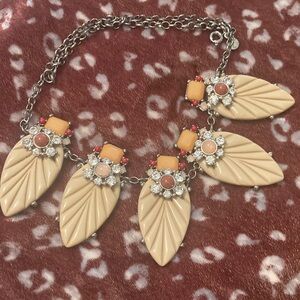 Loft statement necklace multi stone and cz, so chic!!❤️❤️❤️❤️❤️